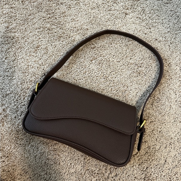 Brown shoulder bag- NEW - Picture 1 of 4